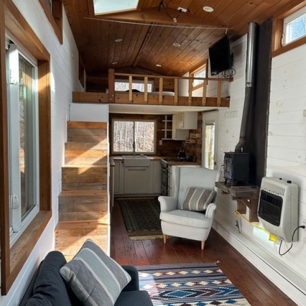 Window looking out over trees.