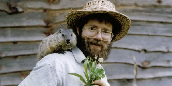 Doug Elliott with Groundhog