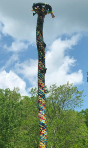 May Pole reaching towards the sky